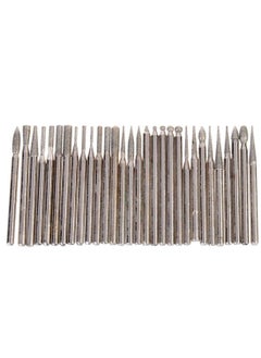 VENEKETY VENEKETY 30X Diamond Burr Bits Drill for Engraving Carving DIY Tools for Dremel Rotary Tool Pack Of 1 Set 30X Pcs in 1 Silver  - Image 5