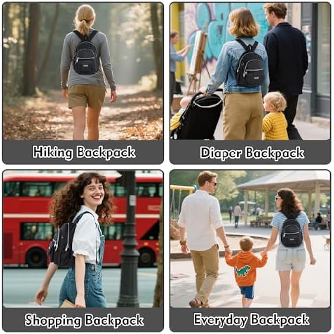 AOTIAN Mini Casual Ultralight Nylon Backpack for Women Daily Backpack for Girls - Image 5
