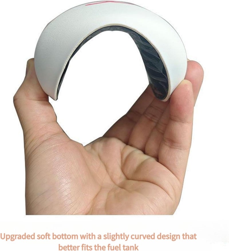 Motorcycle Crotch Buffer Pad Protecting Gadget Protective Oil Tanks Silicone Protections Equipment Guard Protector Black Quick Install Protector Riding - Image 5