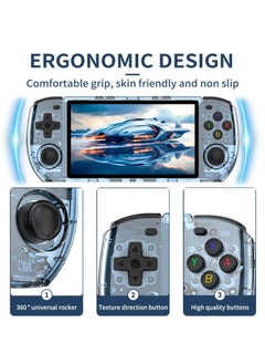 Powkiddy POWKIDDY RGB10 MAX3 Handheld Game Console, 5 Inch IPS Screen Retro Video Game Console Open Source Linux Game Player, Support WiFi & Bluetooth,10000+ Games Portable PSP (Black, 128G)  - Image 5