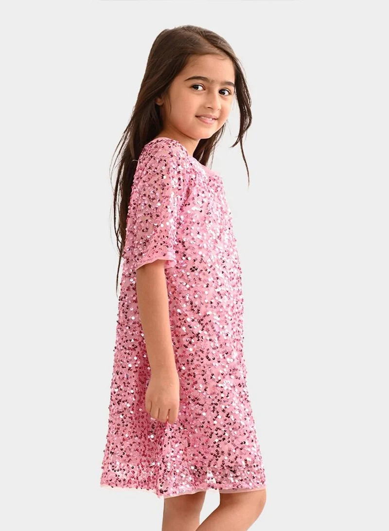 Bonkids Sequin Party Dress