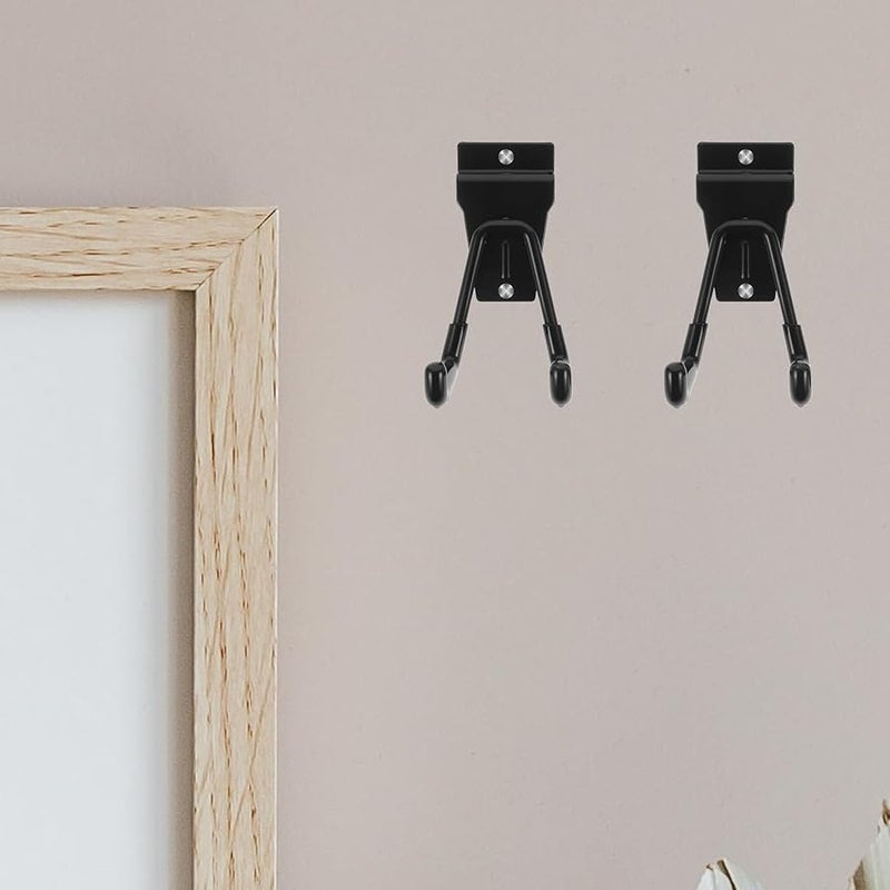 Heavy Duty Metal Storage Hooks 2 Pack Iron PVC Coated Utility Hangers For Garage Tool Ladder Bike Holder - Image 5