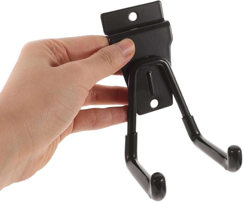Heavy Duty Metal Storage Hooks 2 Pack Iron PVC Coated Utility Hangers For Garage Tool Ladder Bike Holder - Image 4