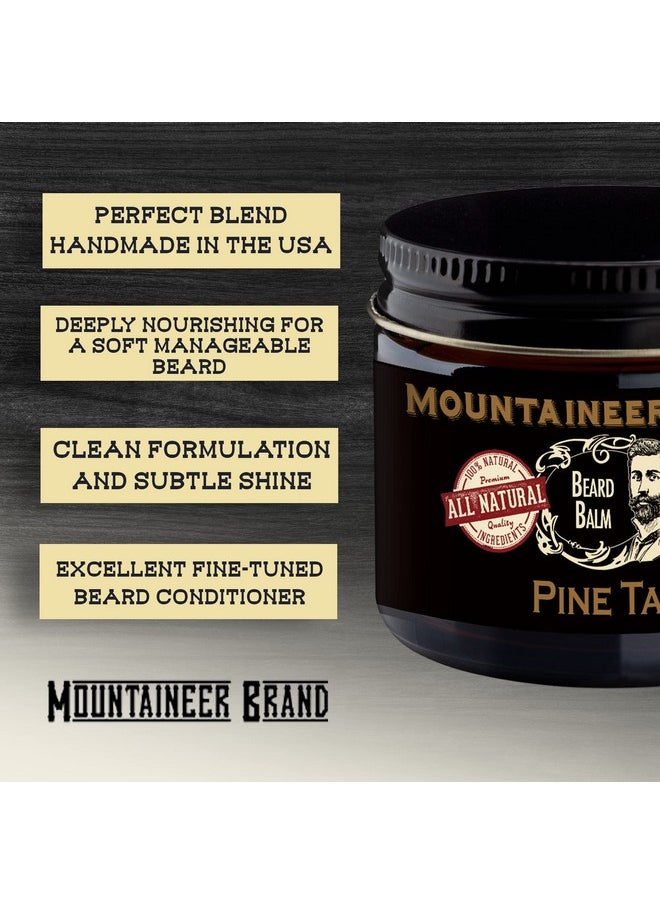 mountaineer brand - Ountaineer Brand Beard Balm For Men ; All Natural Leavein Conditioner To Moisturize Dry Itchy Skin ; Beard Butter Hydrates Softens And Tames Flyaway Hair ; Adds Shine ; Wv Pine Tar 2Oz - Image 1