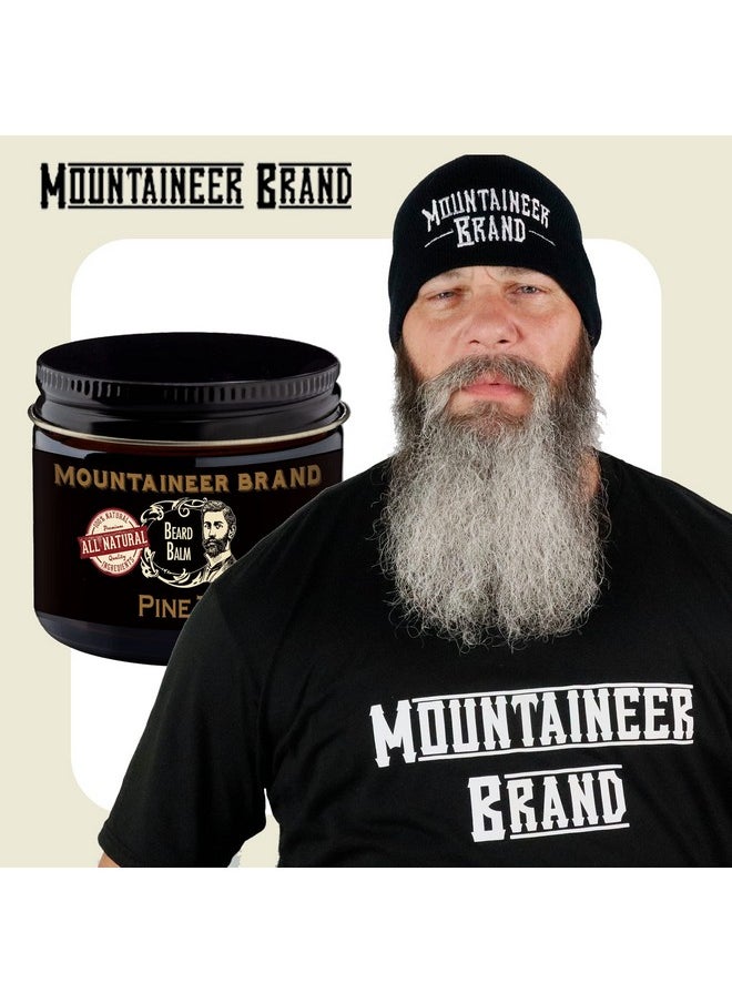 mountaineer brand - Ountaineer Brand Beard Balm For Men ; All Natural Leavein Conditioner To Moisturize Dry Itchy Skin ; Beard Butter Hydrates Softens And Tames Flyaway Hair ; Adds Shine ; Wv Pine Tar 2Oz - Image 1