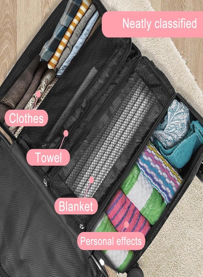 STORICANS Hanging Travel Organizer, Carry-on Luggage Suitcase Organizer, Travel Essentials Portable Travel Shelves Packing Cube, Black,1 - Image 3
