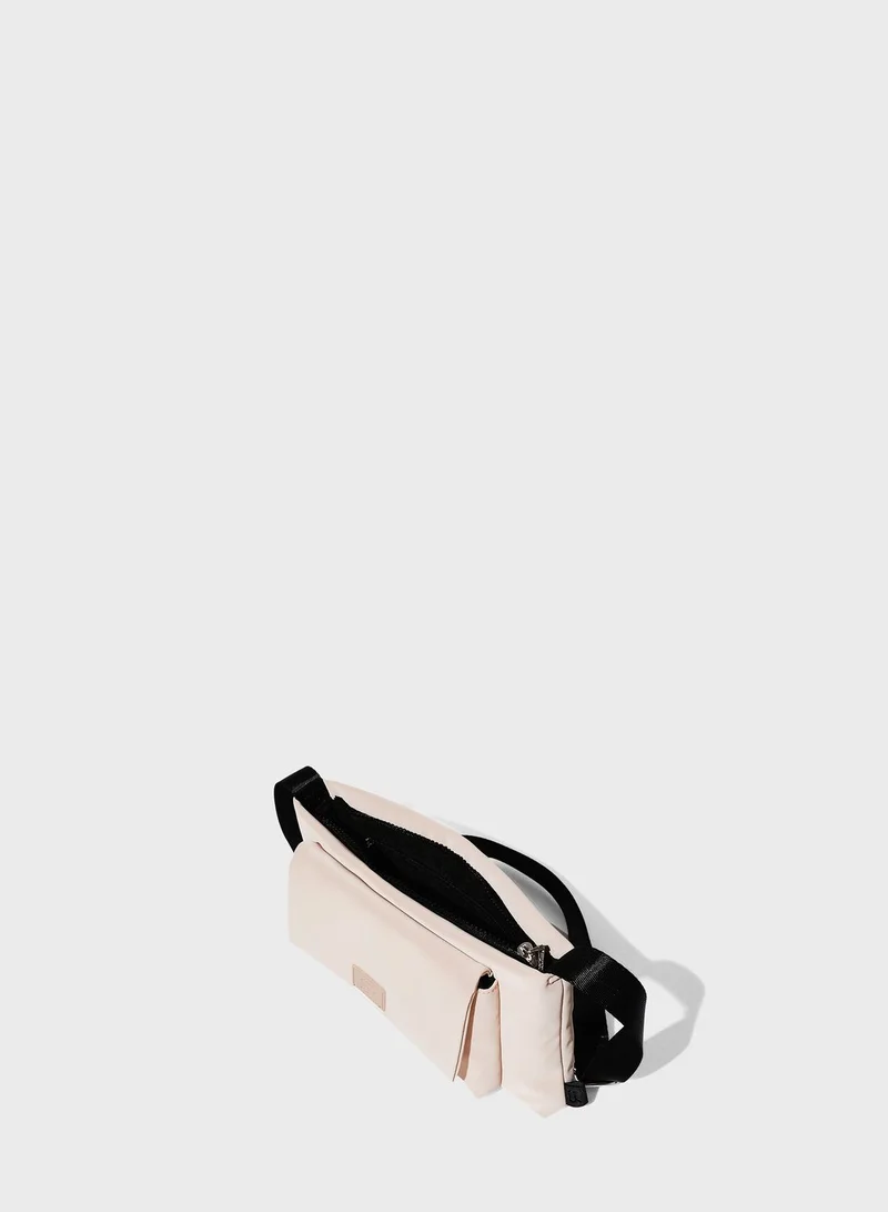 PARFOIS Nylon-Effect Crossbody Bag