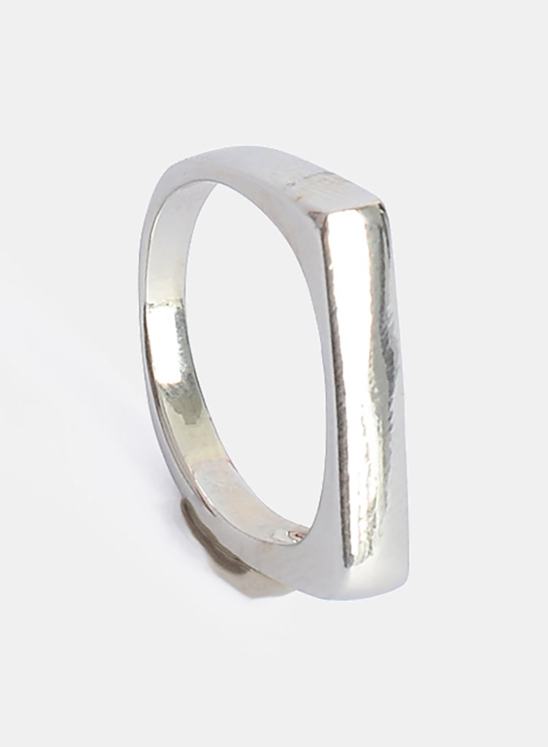 Akher el Ankoud Classic Square-Shaped Ring - Image 1