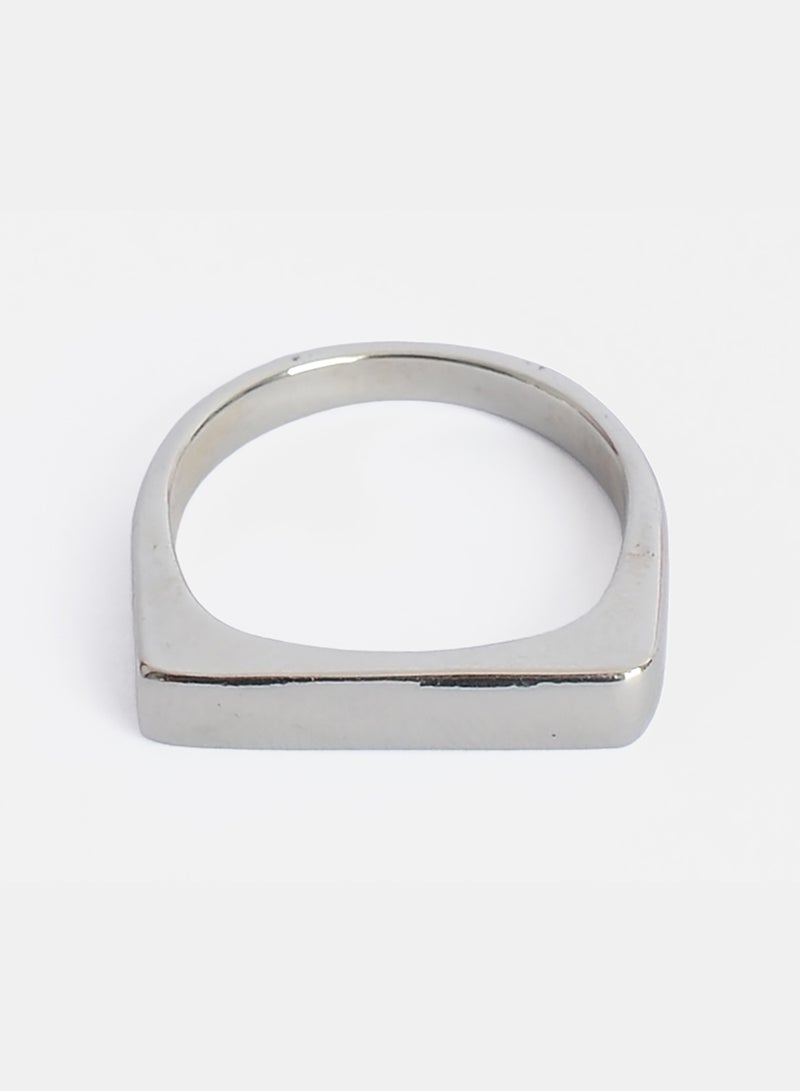 Akher el Ankoud Classic Square-Shaped Ring - Image 2