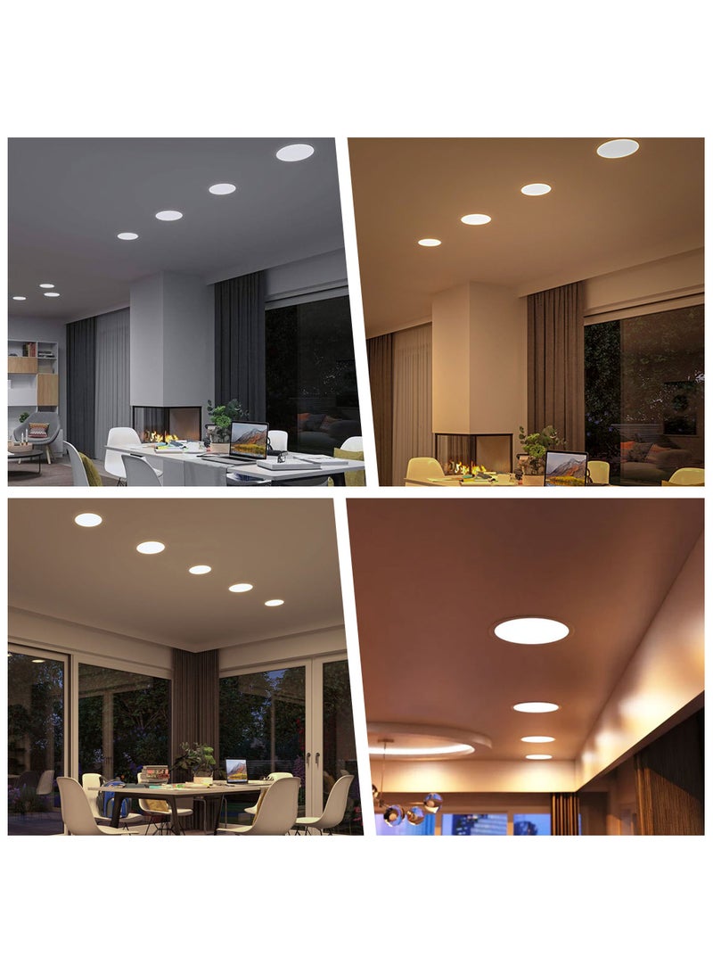 Duravel Duravel 18W LED SLIM Panel Light, Down Light-6500K, Round Recessed, Mounting 9inch Non Dimmable, AC:170-240V, IP20, Lifetime: 50000Hours  - Image 4