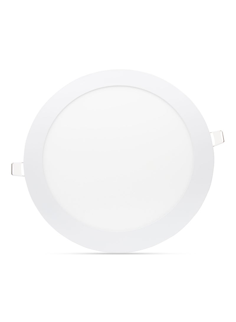 Duravel Duravel 18W LED SLIM Panel Light, Down Light-6500K, Round Recessed, Mounting 9inch Non Dimmable, AC:170-240V, IP20, Lifetime: 50000Hours  - Image 1