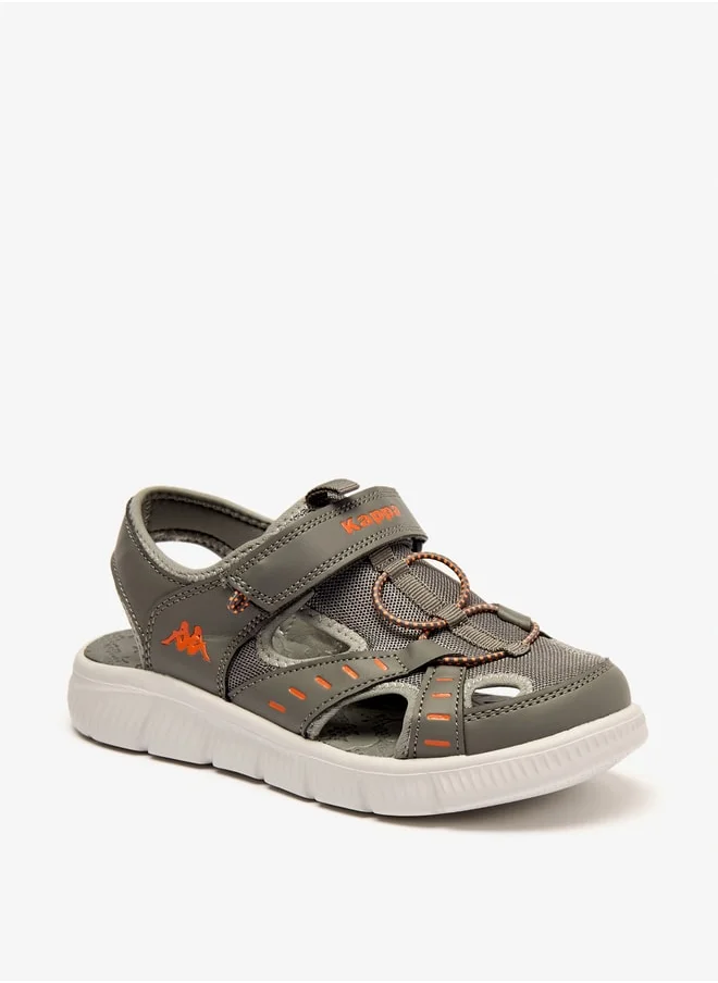 كابا Boys' Strappy Sandals with Hook and Loop Closure