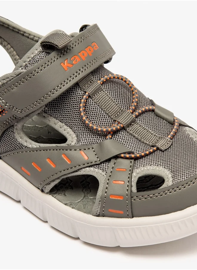 كابا Boys' Strappy Sandals with Hook and Loop Closure