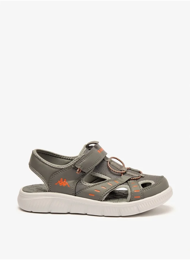 كابا Boys' Strappy Sandals with Hook and Loop Closure