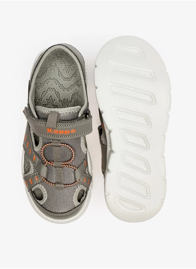كابا Boys' Strappy Sandals with Hook and Loop Closure