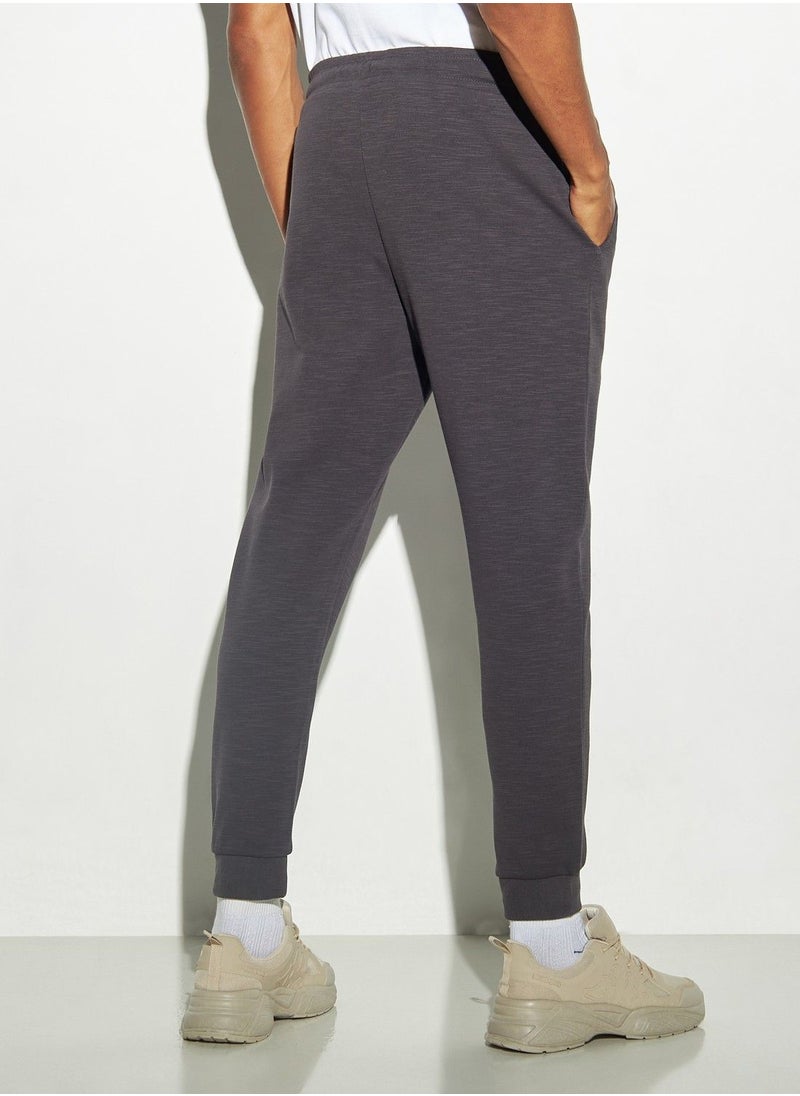 Kappa - Kappa Logo Embroidered Joggers with Drawstring Closure and Pockets - Image 1