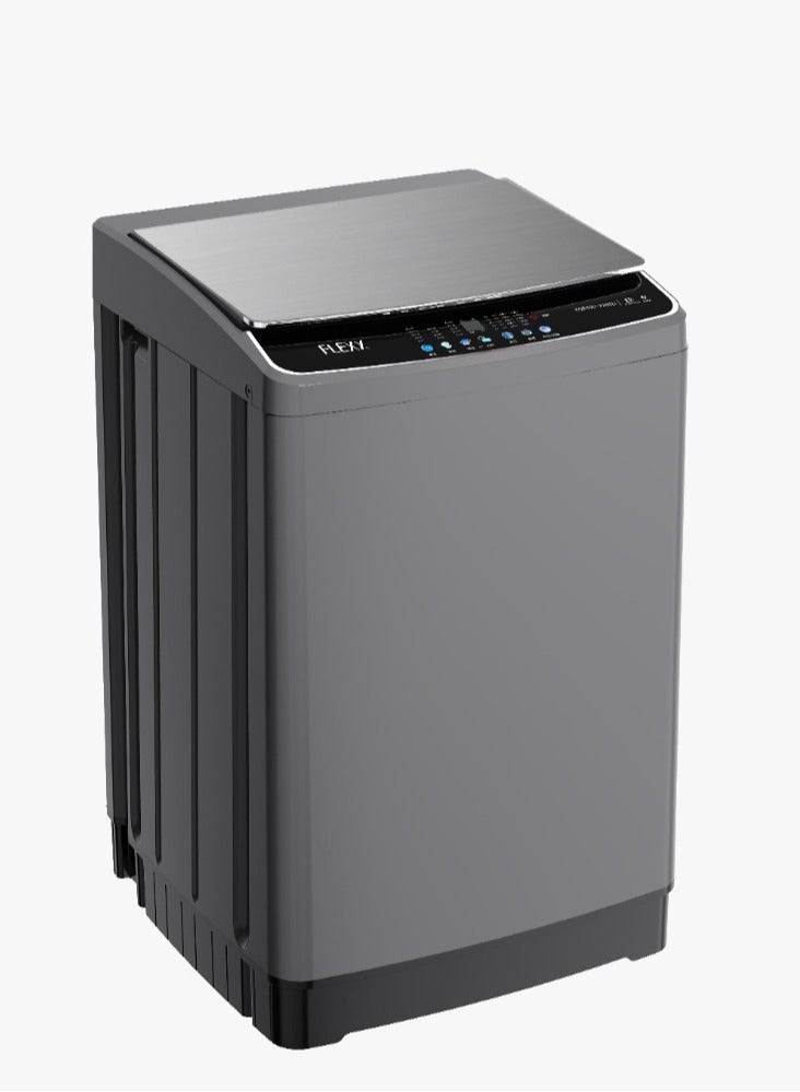 فليكسي غسالة ملابس أوتوماتيكية بالكامل، تحميل علوي، سعة 7 كجم، دوران سريع، غسيل صديق للبيئة، قوة 420 وات، مدخلين للمياه، هيكل بلاستيكي رمادي، حماية من الرطوبة IPX4، ضمان لمدة عامين. - Image 1
