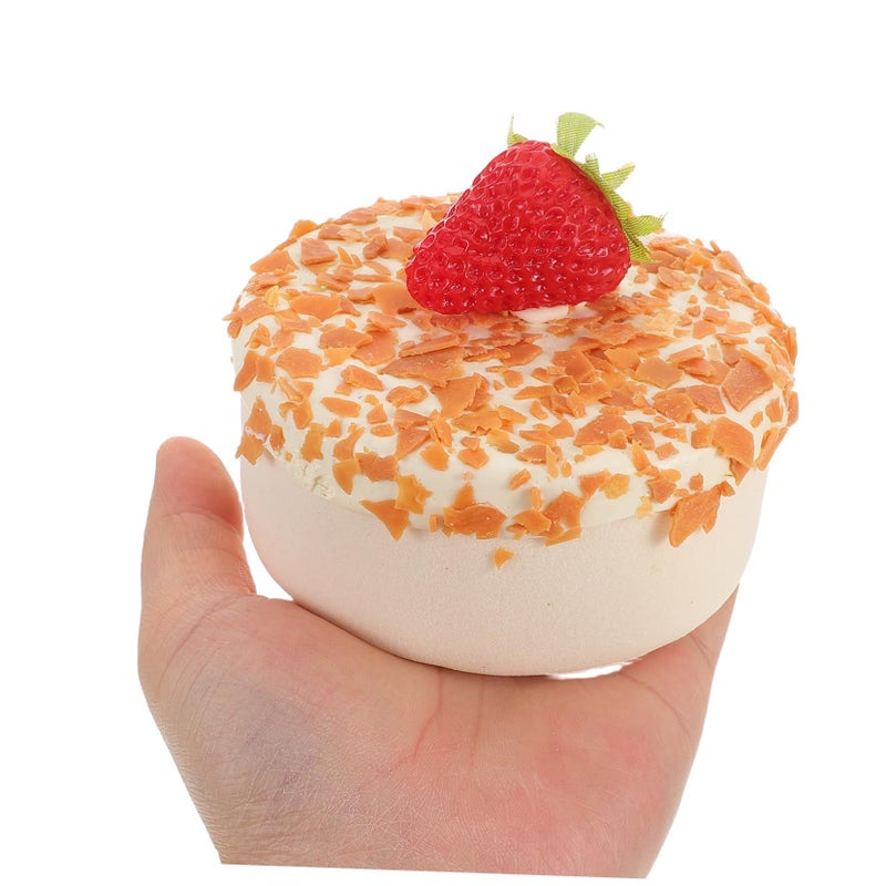 Milisten Simulation Strawberry Cake Model Foam Food Decorations For Party Display Prop - Image 5