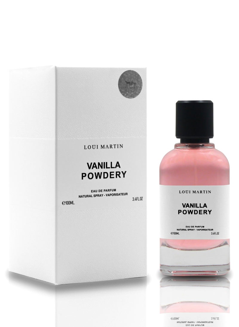 Vanilla Powdery 100ml Eau De Parfum Long Lasting Unisex Perfume Sweet Vanilla Coconut Woody Scent