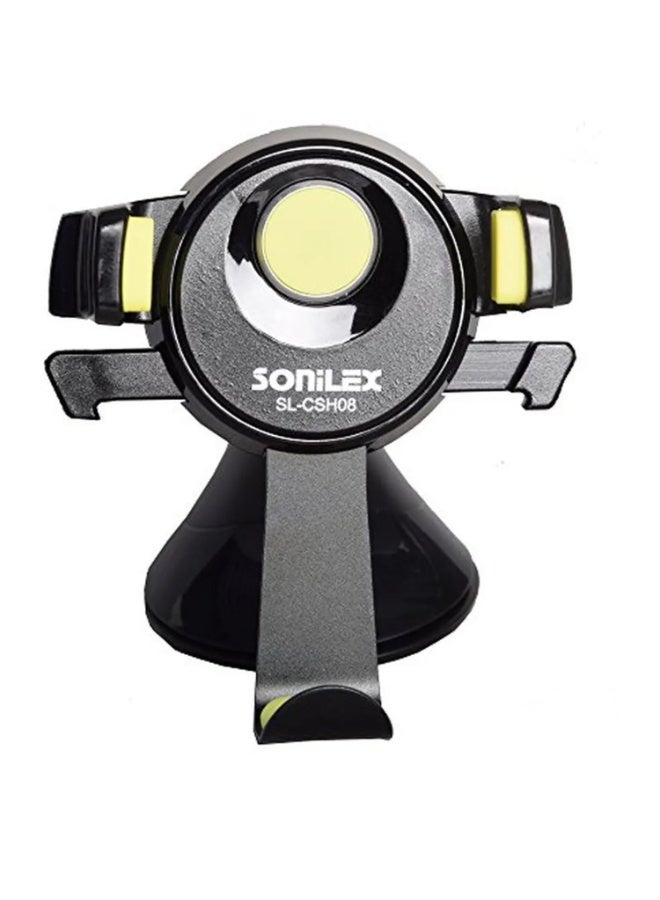 GOLF SPACE Sonilex SL-CSH08 Car Mobile Phone Holder, Grey and Black - Image 1