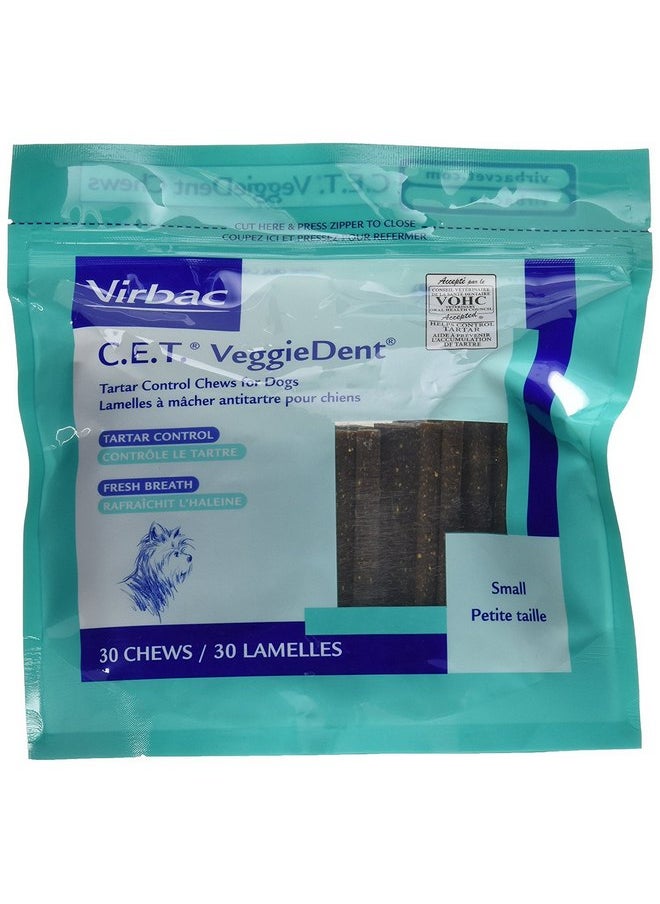 Virbac C.E.T. Veggiedent Dental Chews, Small, 30Count - pzsku/Z133D3BC457BCE1498339Z/45/_/1737031925/f879df0d-1927-482b-9a49-ce98e4221a76