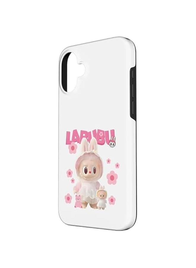 Arabest Funny Labubu Lover Cute Labubu The Monsters Pink Case for iPhone 16 Plus - Image 2