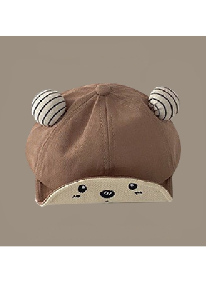 KUYING Beige Series Duckbill Cap Children's Cute Hat 
