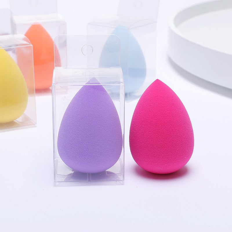 4*6 Fine A-Grade Powder Puff Water Drop Gourd Oblique Cut Face Wash Puff Makeup Cotton Beauty Egg Foundation Puff - Image 4