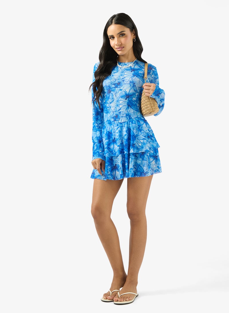 ELLA Flotal Print Swimsuit - Image 4