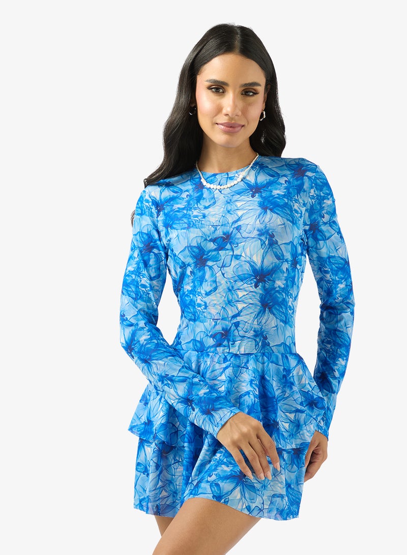 ELLA Flotal Print Swimsuit - Image 1