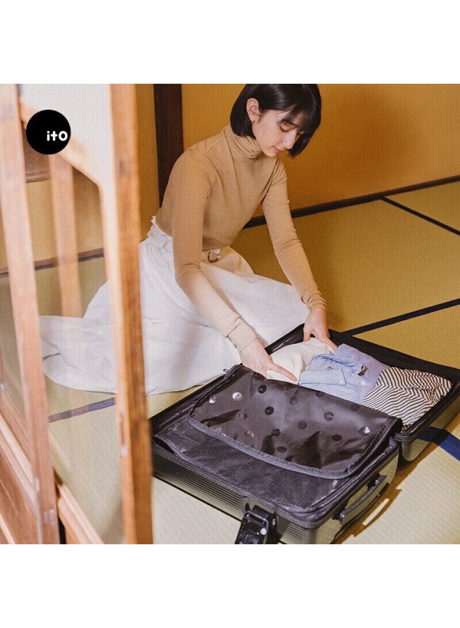 Ito Luggage Pistachio Trolley Suitcase, Large Capacity Carry-on Luggage For Men And Women, Charcoal Black, 30 Inches - Image 5