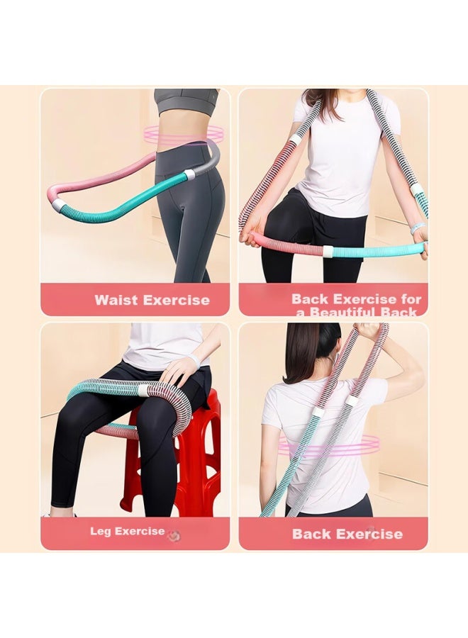 Dweck Duweike Hula Hoop Soft Spring Weighted Adult Shaping Ring Children's Elementary School Fitness Exercise 3 Jin With Free Waist Support Belt - Image 2