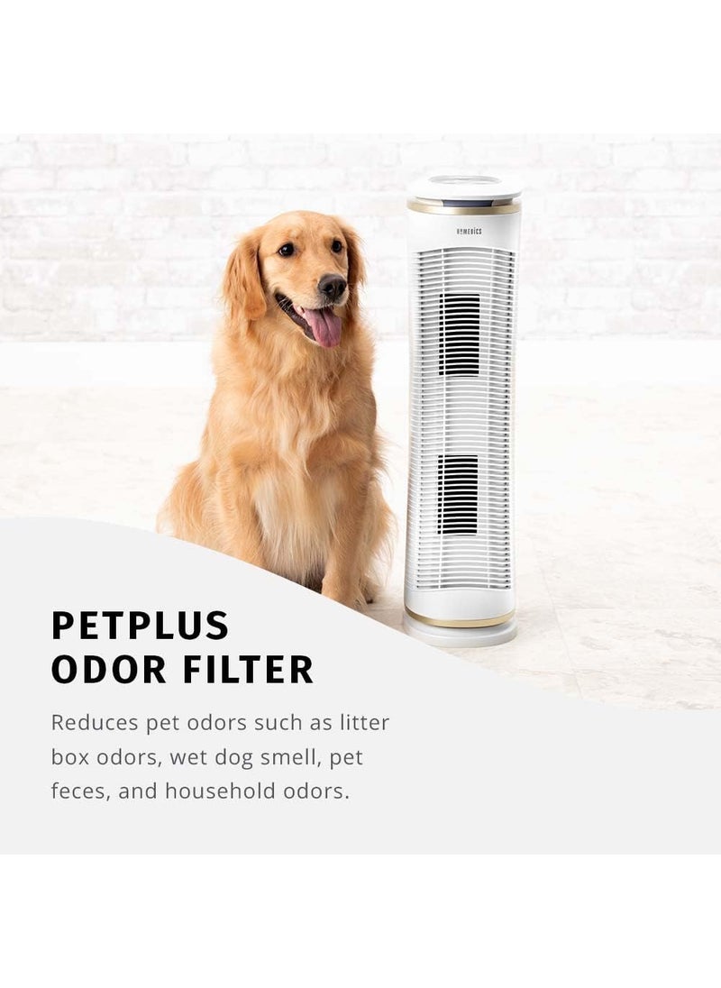 HoMedics Homedics TotalClean PetPlus HEPAType Air Purifier Filter Replacement Works with Homedics ATPET01  ATPET02 PetPlus Air Purifiers Captures Microscopic Airborne Particles  - Image 2