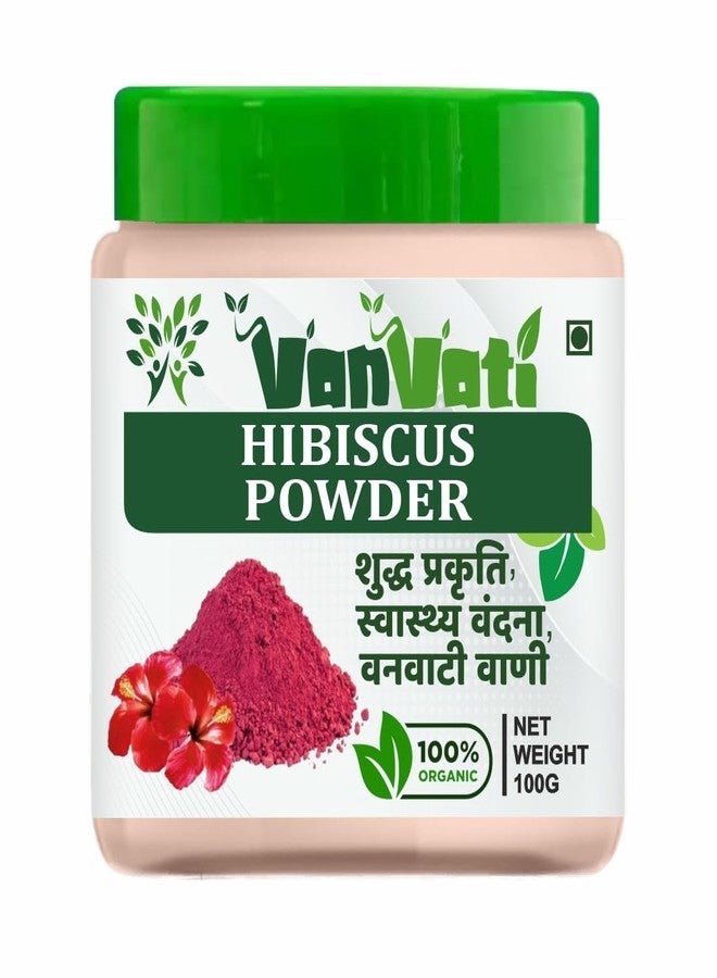 VANVATI Organic Hibiscus Powder - Natural Hair Care for Strength and Shine 100gm - Image 2