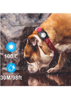 SYOSI Holder for Airtag, 2Pcs Dog Collar Holder for Airtag, Ip67 Waterproof Screw Full Cover Hard Tpu Full Protection Apple Airtag, With Key Ring for Airtag Holder for Key, Backpack ,Luggage, Cat, Dog  - Image 5