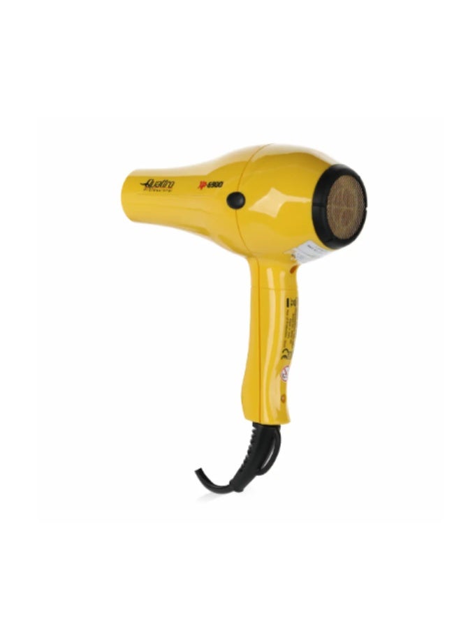 كواترو بروفيشنال XP 6900 Hair Dryer - Yellow - Image 1