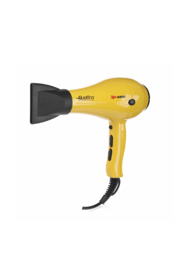 كواترو بروفيشنال XP 6900 Hair Dryer - Yellow - Image 3