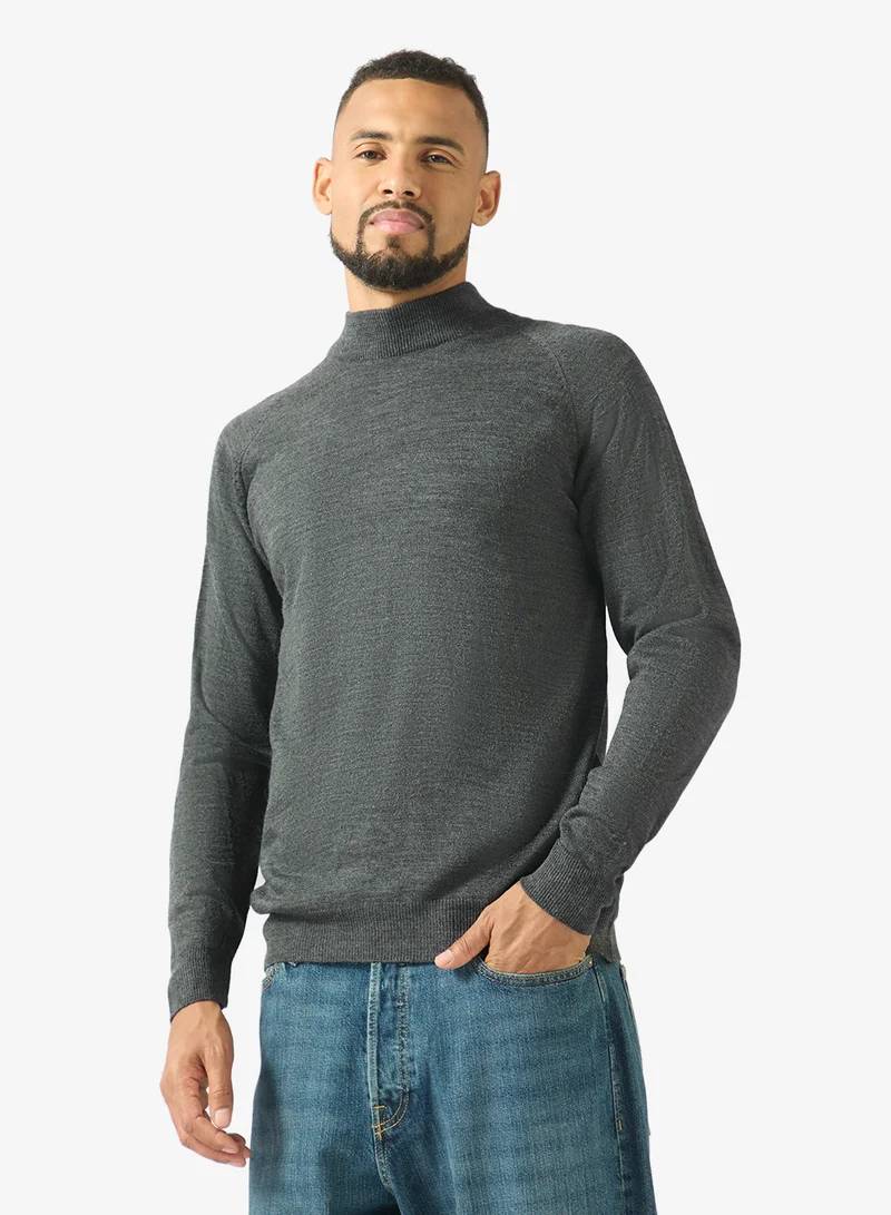 Seventy Five Casual Turtle Neck Pullover Sweater