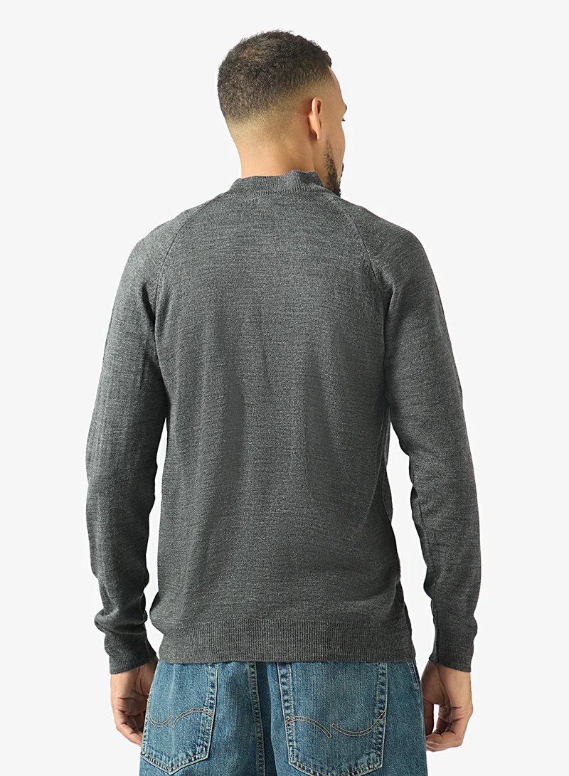 Seventy Five Casual Turtle Neck Pullover Sweater