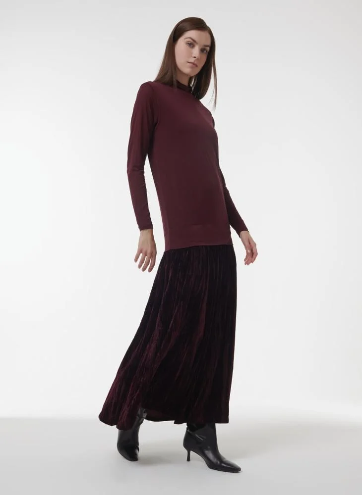 Leem High-Neck Dress