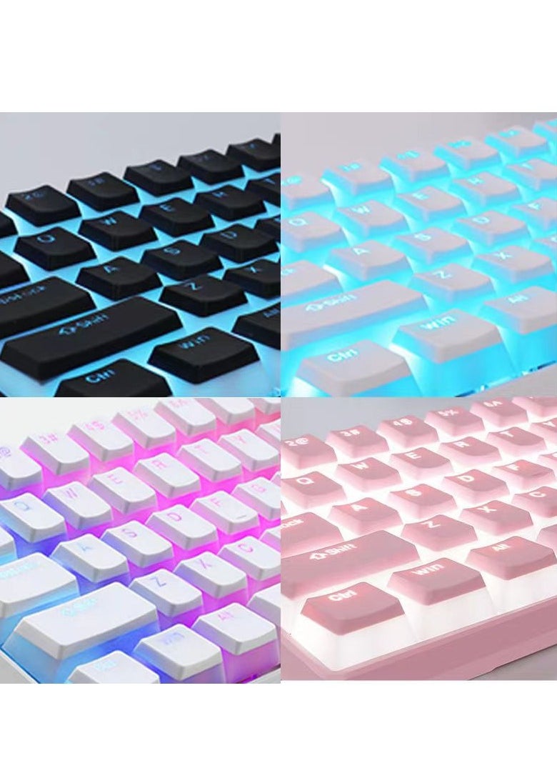 ARNOTEC - PBT Keycaps OEM Profile 130 Keys Pudding Keycap For Cherry MX Switch Mechanical Keyboard kit RGB Gamer backlit Keyboards Switch - Image 1