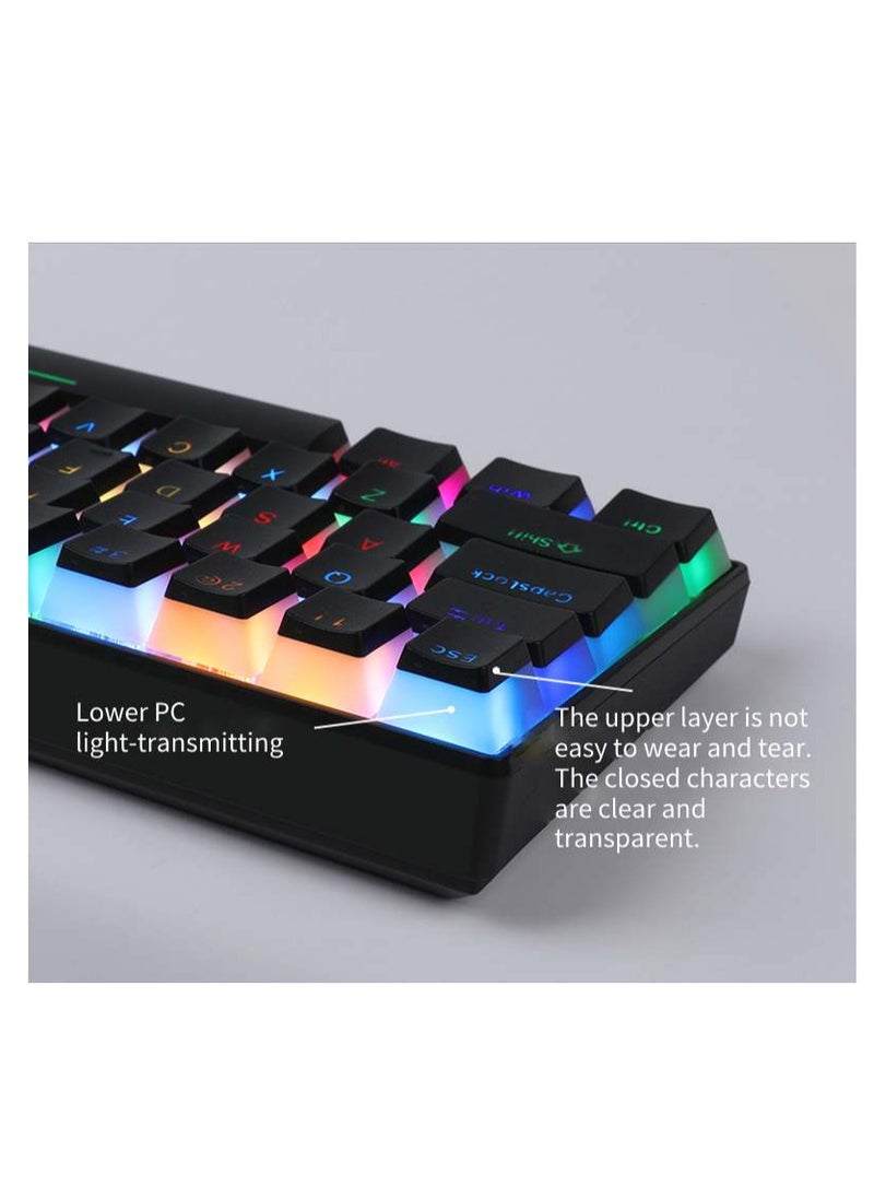 ARNOTEC - PBT Keycaps OEM Profile 130 Keys Pudding Keycap For Cherry MX Switch Mechanical Keyboard kit RGB Gamer backlit Keyboards Switch - Image 1