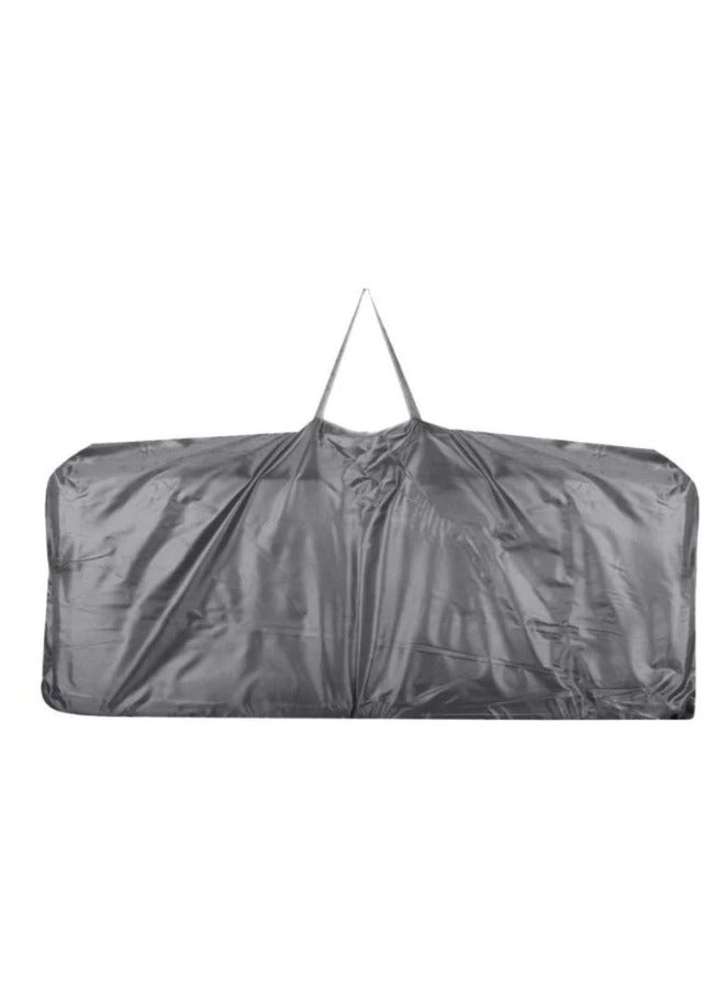 سمارت هوم كرسي أرضي فاخر قابل للطي مع مسند ذراع – كرسي استرخاء قماش مخمل ، مريح للاسترخاء والتخييم، دعامة ظهر مريحة، طي سهل للتخزين، مثالي لغرفة المعيشة والألعاب والرحلات، بحجم 60×54×54 سم، لون رصاصي - Image 3