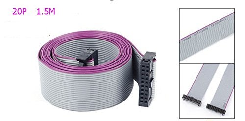 BLS 2.54mm Pitch IDC 20-Pin F/F Connector Extension Flat Ribbon Cable 150cm Length - Image 2