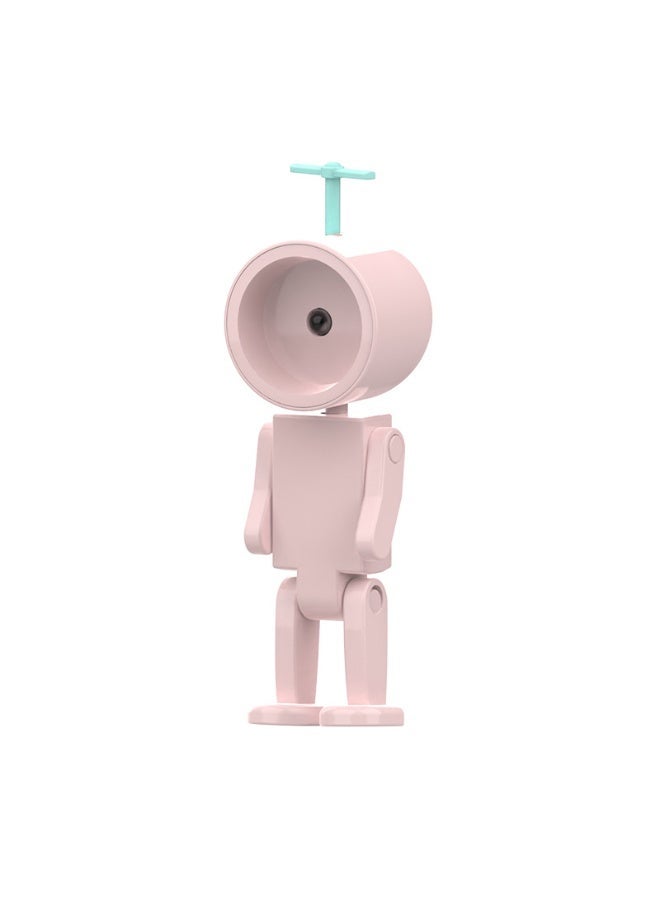 Astronaut Magnetic LED Night Light - Battery-Powered Mini Robot Book Light, Desktop Building Block Decor Ambient Lamp, Creative Christmas/Birthday Gift Toy - Image 3