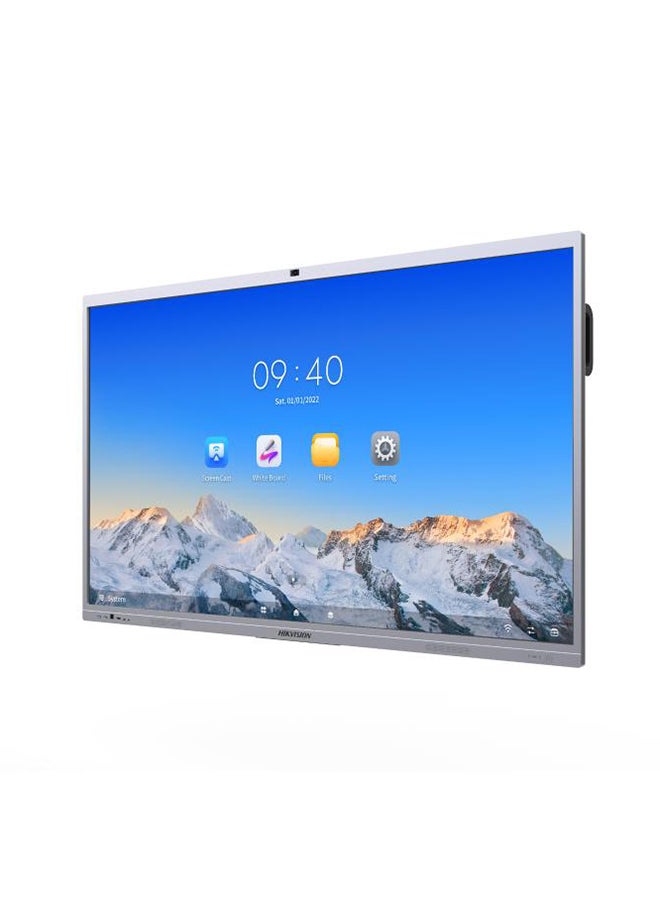 HIKVISION DS-D5C65RB/B(EDLA) 65-inch DLED 4K Interactive Display, UHD (3840 脳 2160), Anti-glare, Anti-Blocking, Infrared Touch Screen, Dual systems of Android and Windows, Built-in network switch chip, All-in-one design, EDLA Certified Grey - Image 2