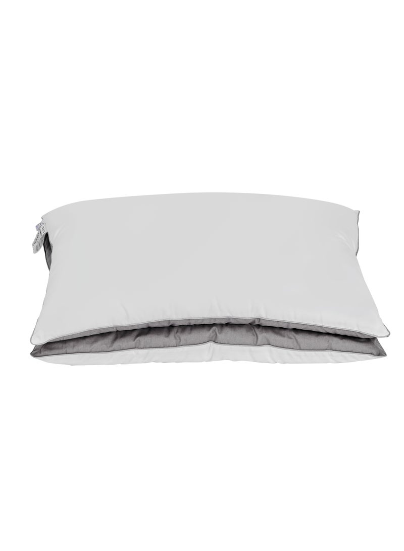 Back Care | Hotel Pillow - Luxury Down Alternative Filling Pillow Soft Brushed Microfiber Top, Anti Allergy Bed Pillows White, Ultra-soft Microfiber Strip Hotel pillow for Ultimate Comfort and Support - Image 2