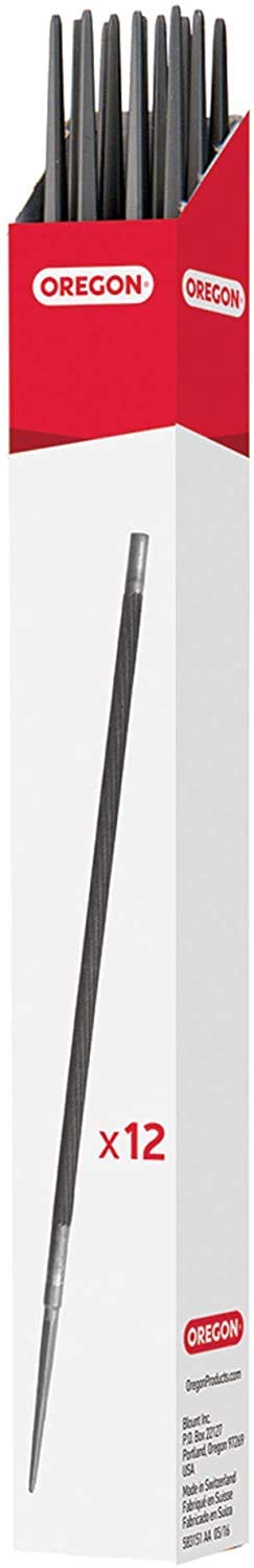 Oregon 532 40 mm Professional Chainsaw Chain Sharpening Round Files to Sharpen 14 38 Low Profile Saw Chains 12 Pack 70504