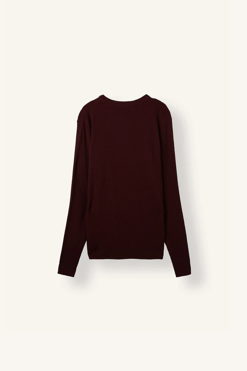 ديفاكتو Standard Fit Crew Neck Knitwear Pullover