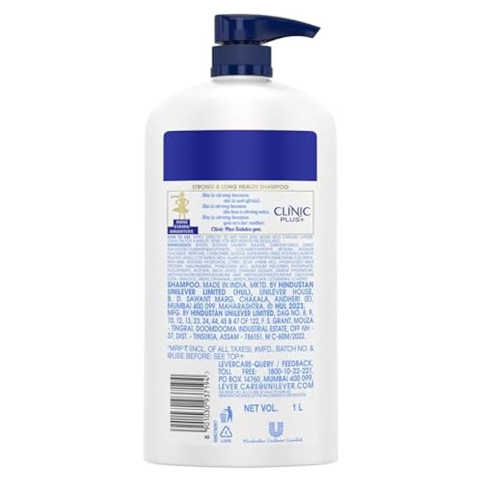 Clinic Plus Strong & Long Shampoo, 1000 ml - Image 2